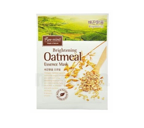 Pure Mind Oatmeal Essence Sheet Mask (Brightening) The Glow Place